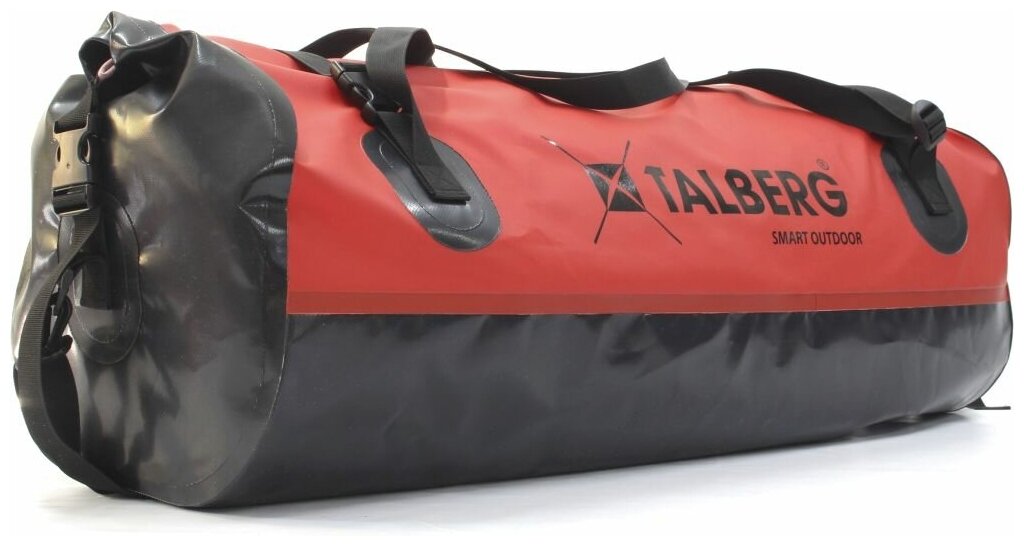 Гермосумка Talberg Travel Dry Bag 80 черный/красный
