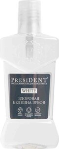 Ополаскиватель для полости рта President White здоровая белизна зубов