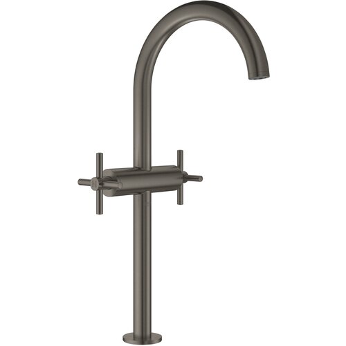 Смеситель для раковины GROHE Atrio двухвентильный, XL-Size, темный графит матовый (21044AL3)