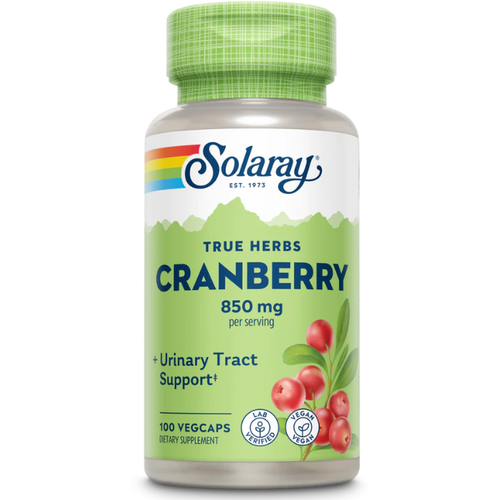 Solaray Cranberry 850 mg (Клюква 850 мг) 100 вег капсул (Solaray)