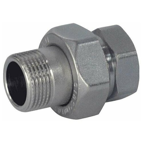 Соединитель латунь хром американка Ду 50 (2