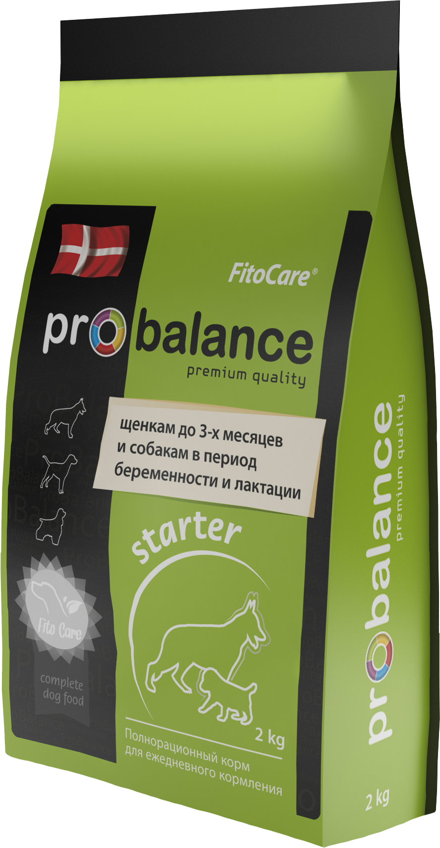 PROBALANCE Starter Корм для щенков до 3-х месяцев, беременных и кормящих сук 2кг