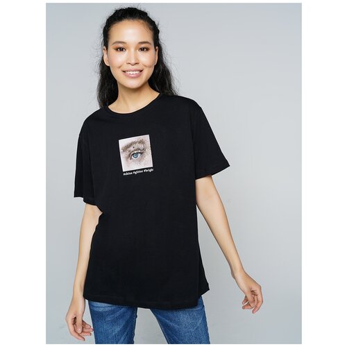 фото Футболка с кор.рукавом твое 69336 размер m, черный, women