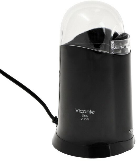 Кофемолка Viconte VC-3113 электрическая ножевая 280 Вт 50 г чёрная