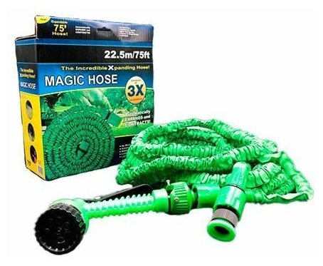 Комплект для полива XHOSE Magic Hose (с распылителем), 15м - фотография № 10