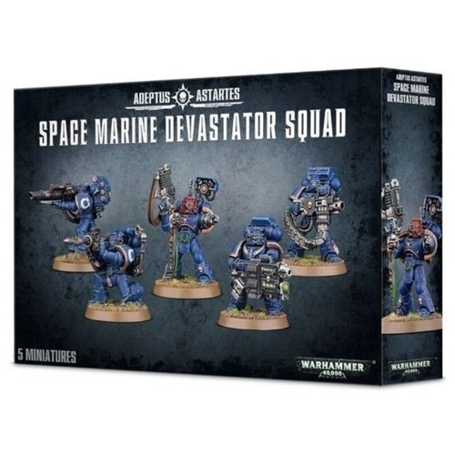 миниатюры warhammer 40000 games workshop набор опустошители космодесанта space marines devastator squad Миниатюры Games Workshop Space Marine Devastator Squad