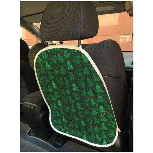 фото Защитная накидка joyarty "танец елок" на спинку автомобильного сидения