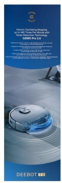 DLN11 Робот-пылесос Ecovacs Floor Cleaning Robot DEEBOT N8 PRO+ White (EU версия) со станцией выгрузки мусора модели CH1918