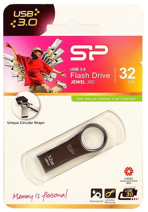 USB Flash Silicon-Power Jewel J80 32GB (SP032GBUF3J80V1T)