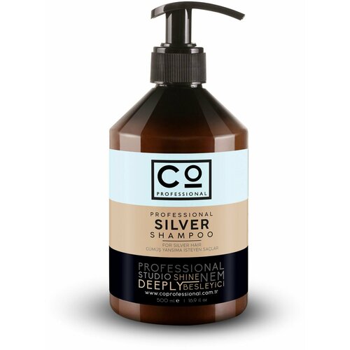 Шампунь для осветленных волос, против нейтрализации желтизны CO PROFESSIONAL Silver Shampoo, 500 мл l′oreal professionnel silver professional shampoo шампунь для нейтрализации желтизны осветленных и седых волос 500 мл