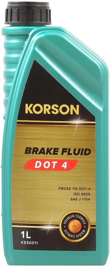 DOT-4 Жидкость тормозная 1л KORSON KS30011