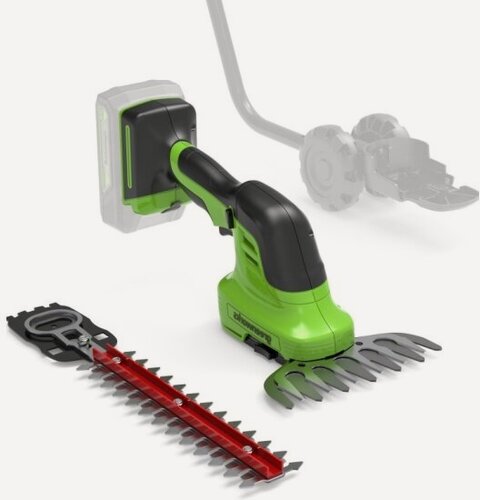 Изображение товара Ножницы-кусторез аккумуляторные Greenworks G24SHT, 24V, без АКБ и ЗУ