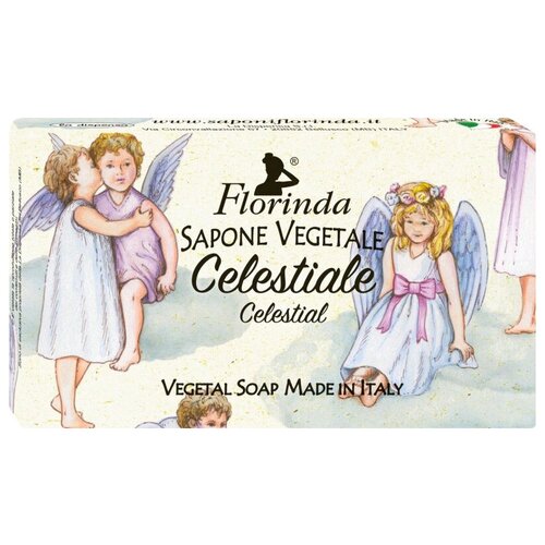 Florinda Мыло кусковое Сладкая жизнь Celestiale, 100 г florinda мыло сладкая жизнь элегантность 200 г