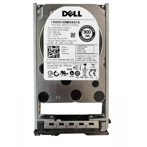Жесткий диск Dell CWHNN 300Gb SAS 2,5 HDD