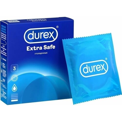 Презервативы Durex Extra safe 3 шт durex презервативы extra safe 3 шт durex презервативы