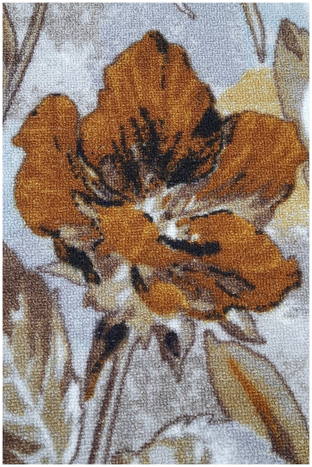 Ковровая дорожка на войлоке, Витебские ковры, с печатным рисунком, 2591, 1.2*4 м - фотография № 5