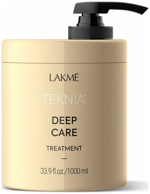 Lakme Teknia Deep Care Восстанавливающая маска для поврежденных волос, 1000 г, 1000 мл, бутылка