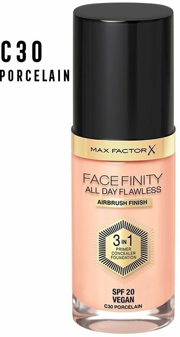 Тональная основа Facefinity All Day Flawless 3 В 1