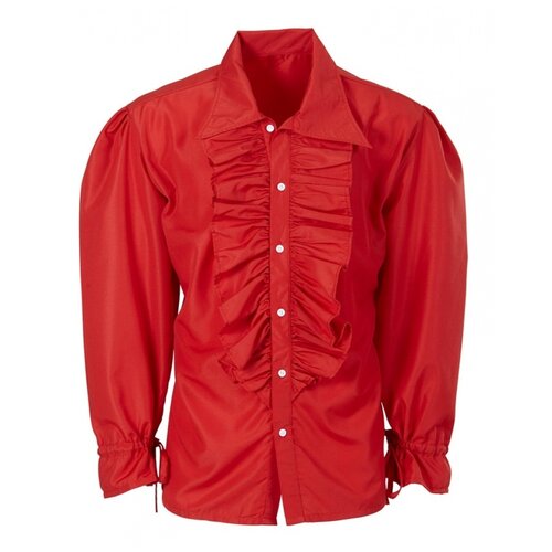 фото Красная рубашка с рюшами, размер 50-54. widmann