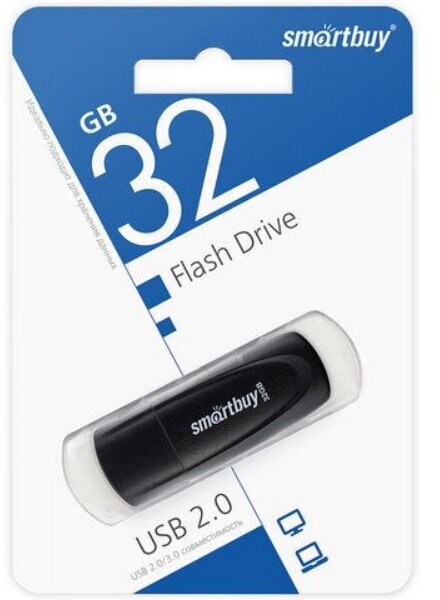 Память Flash USB 32 Gb Smart Buy Scout Black