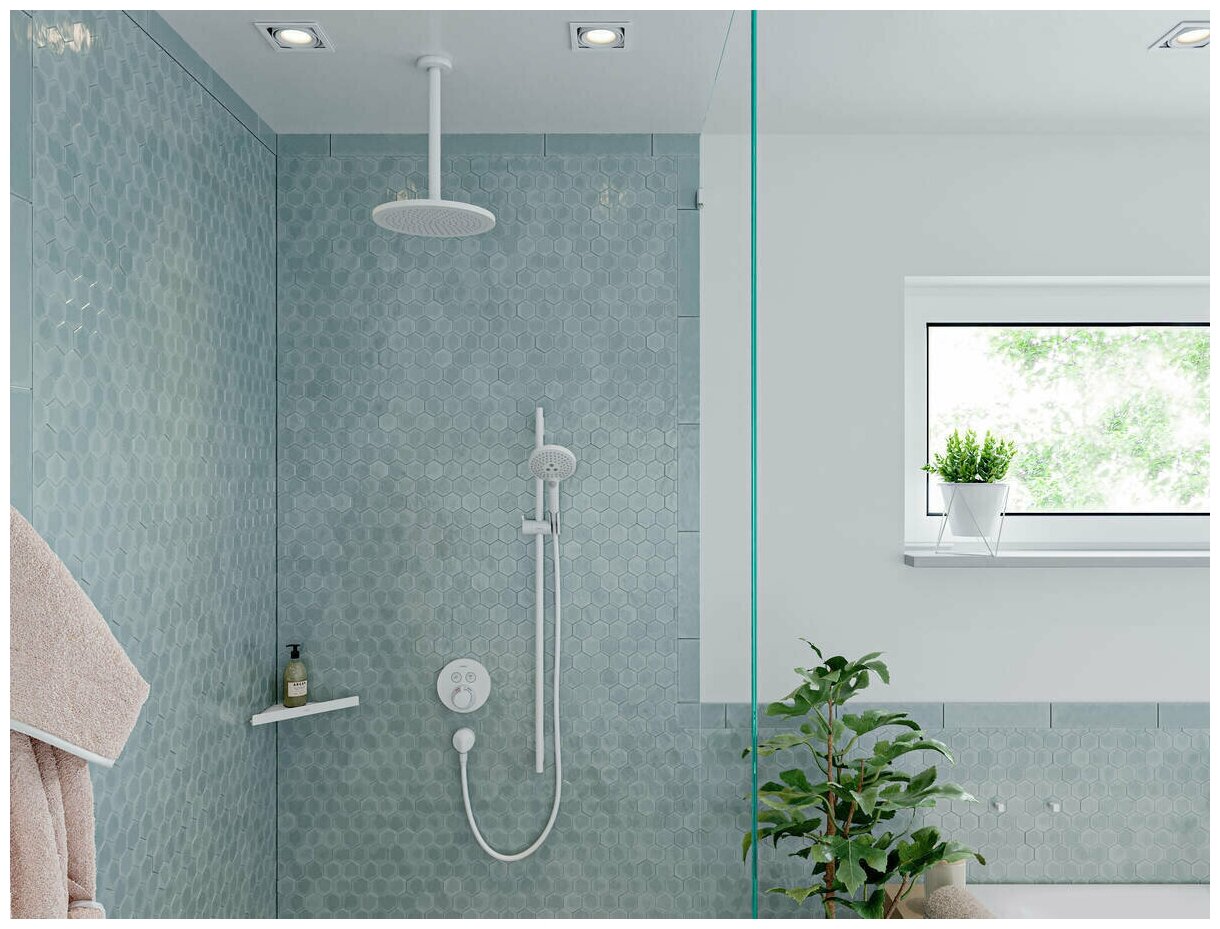 Угловая корзинка AddStoris Hansgrohe 41741140, шлифованная бронза - фотография № 7