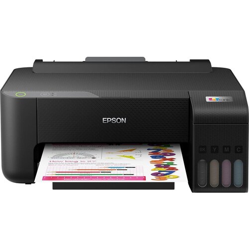 Принтер струйный Epson L1210 (C11CJ70401/501/509) A4 черный epson принтер epson l1210 4 цветная струйная печать a4 печать фотографий c11cj70401