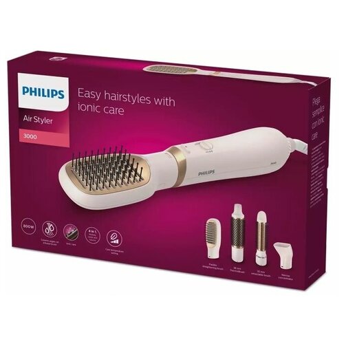 Фен-щетка PHILIPS BHA310/00 ионизация