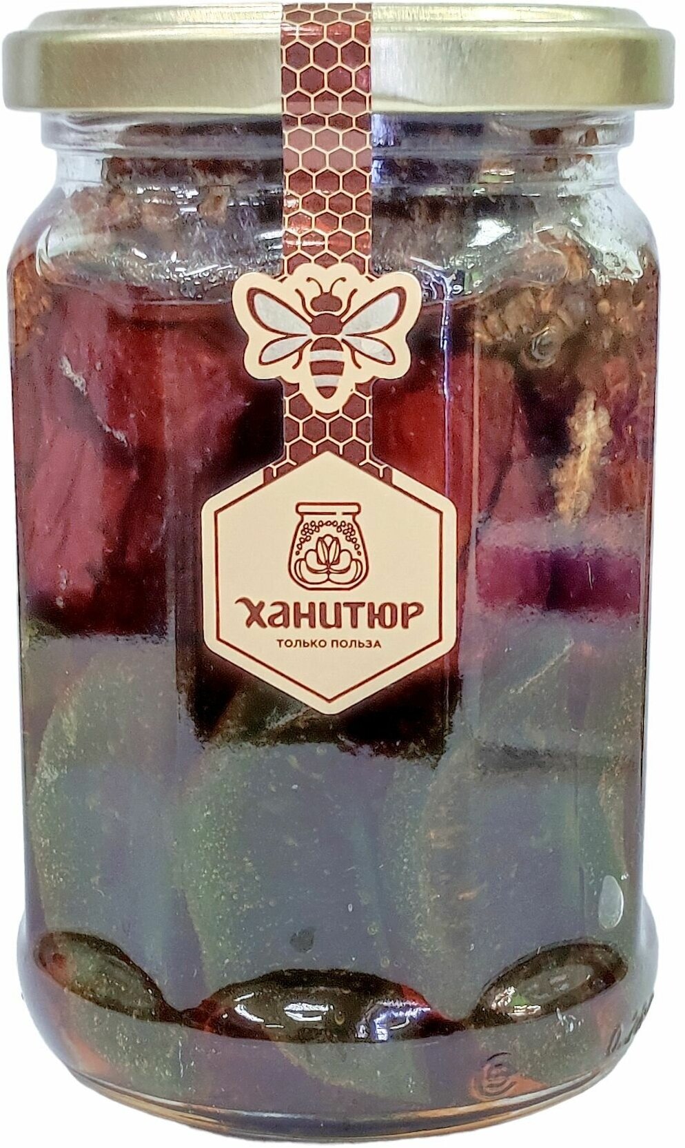 Ханитюр мёд "Киви-Унаби-Шелковица" 340гр