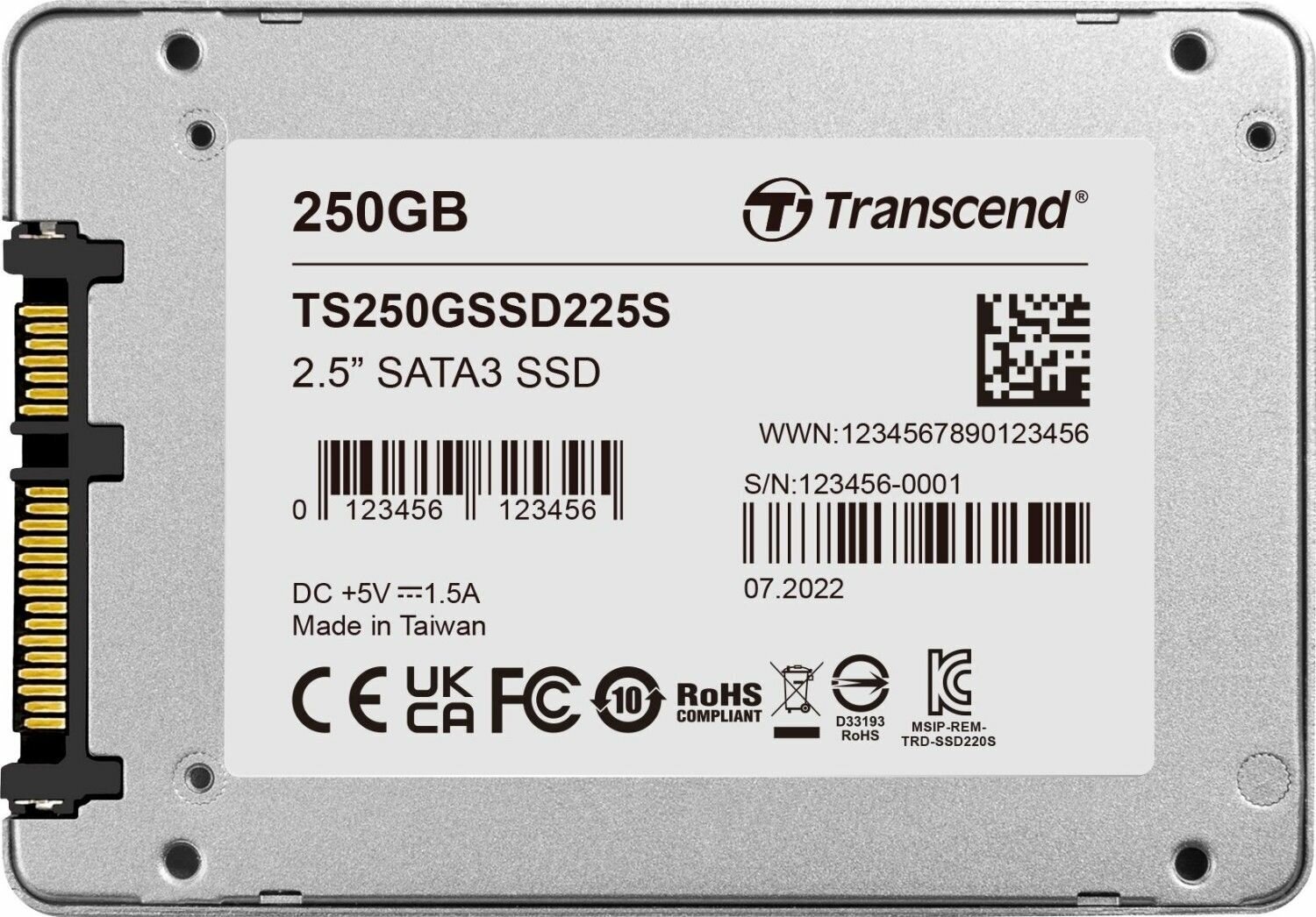 Твердотельный накопитель Transcend TS250GSSD225S - фото №10