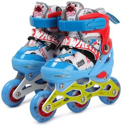 Раздвижные роликовые коньки 1 TOY Hot Wheels XS р. 26-29