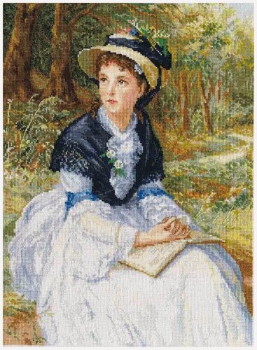 Изображение товара Набор для вышивания крестом Алиса "Счастливые мечты" 28х37 см 4-09 Творческий набор с комплектом качественных цветных ниток мулине, хлопковой канвой, удобной иглой, схемой и инструкцией