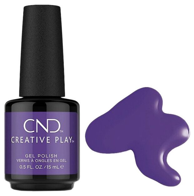 - CND Creative Play Gel Polish, Isnt She Grape 456, 15 