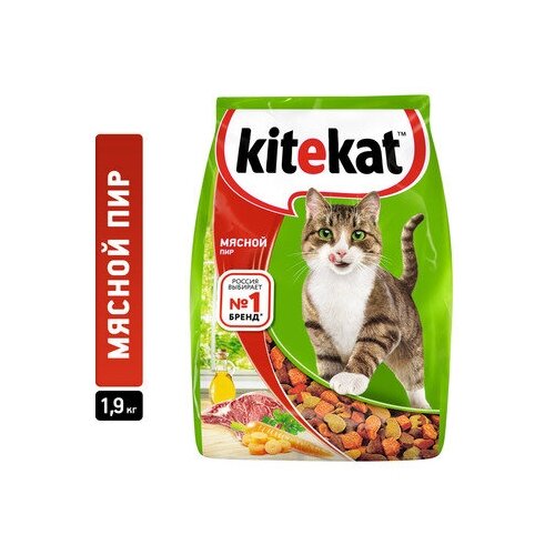 1.9КГ мясной ПИР китекат - KITEKAT