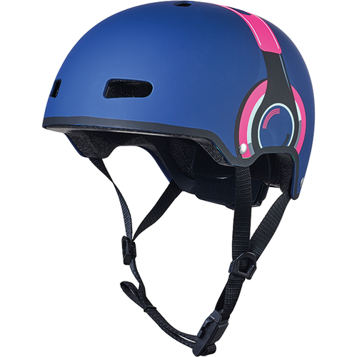 MICRO Шлем Наушники синий/розовый (M) BOX (AC2113BX)