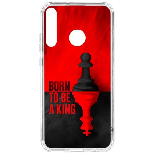 фото Чехол на huawei p40 lite e kruche print born to be a king кruче