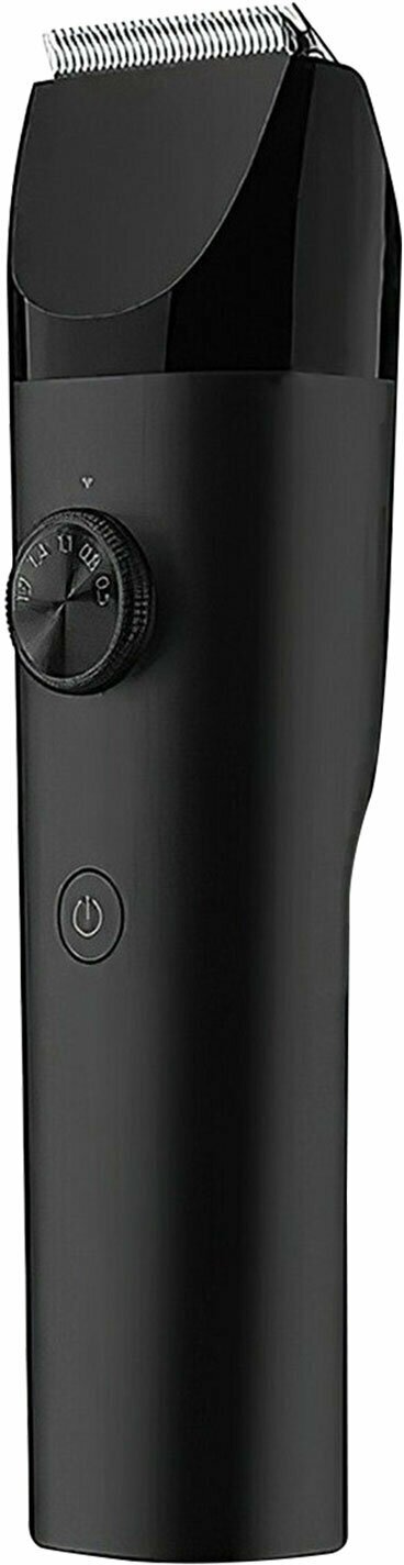 Машинка для стрижки волос Xiaomi Hair Clipper, 14 установок длины, 3 насадки, аккумулятор и сеть, черная 456460