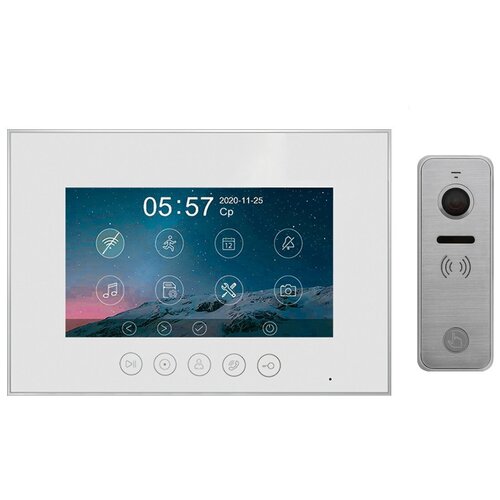 Tantos Marilyn HD s и iPanel 2 HD + (металл) (комплект многофункционального домофона 7 HD с детектором движения)