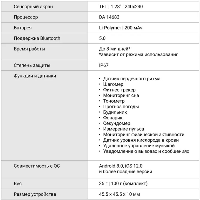 Смарт-часы DIGMA Smartline D4 черный (d4b) - фото №3