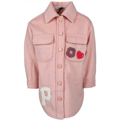 Куртка-рубашка To Be Too, Розовый, 122