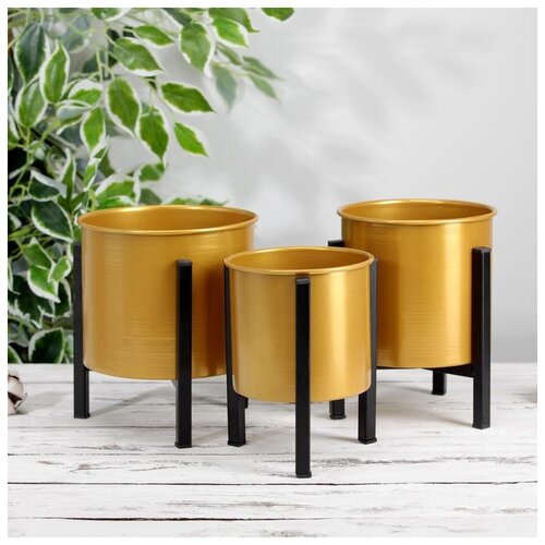 фото Набор подставок для цветов "илюзион" 5231787 доляна