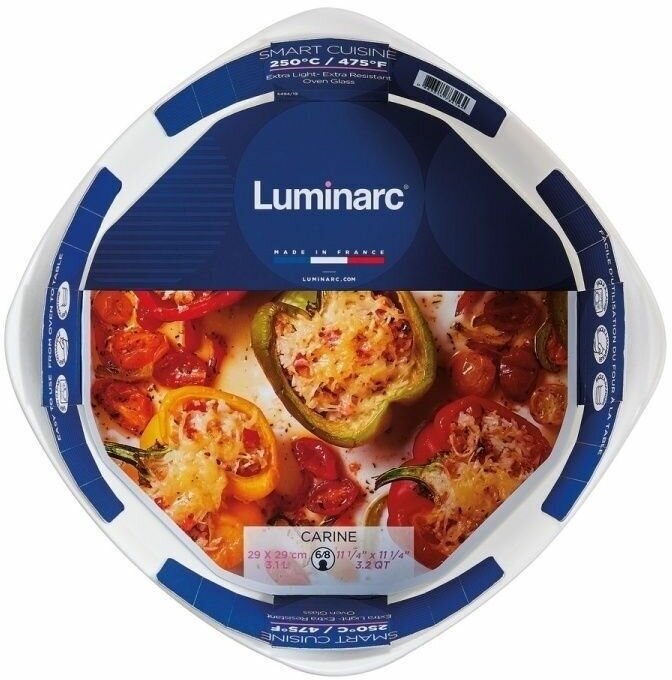 Форма для запекания Luminarc Smart Cuisine Carine, 1 шт., 2 л, 26 см, 26х26 см - фотография № 13