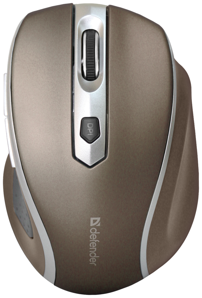 Defender Беспроводная оптическая мышь Safari MM-675 коричневый,6кнопок,800-1600dpi USB