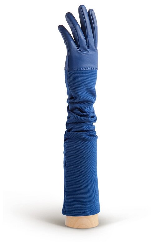Перчатки ELEGANZZA демисезонные, подкладка, размер 6.5, синий