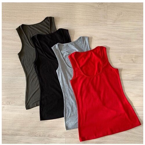 фото Майка be different, размер xs, красный