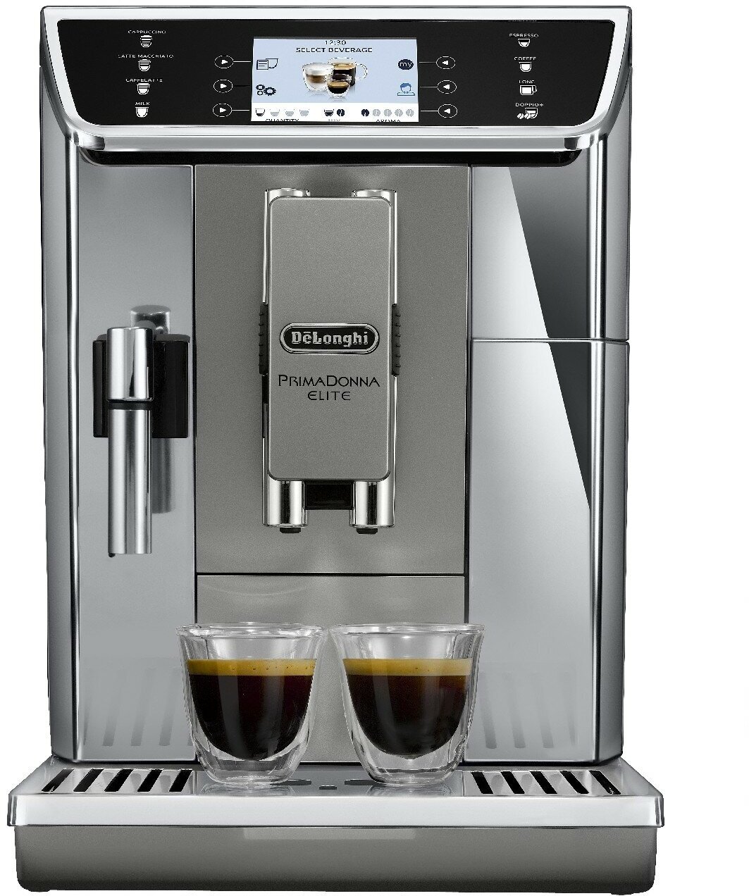 Кофемашина De'Longhi PrimaDonna Elite ECAM 650.55. MS, металл/черный