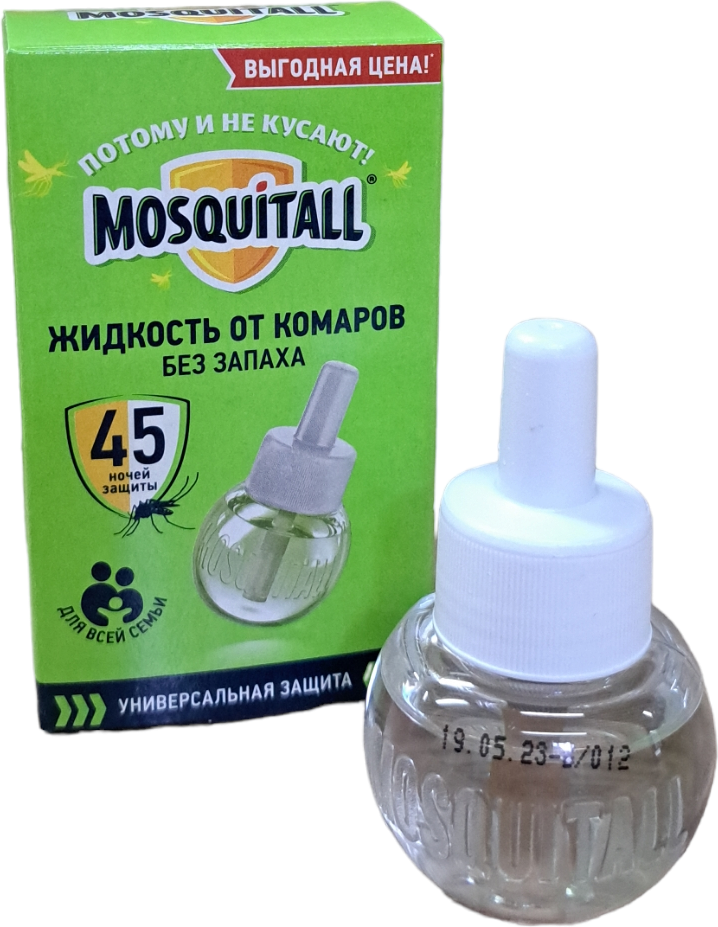 Жидкость для фумигатора Mosquitall Универсальная защита