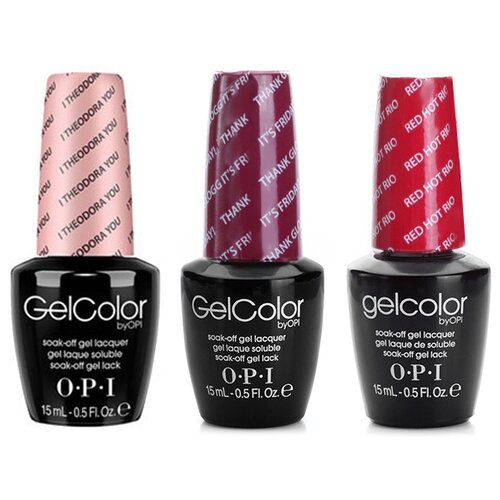 OPI Набор для маникюра Gel Color, 15 мл opi набор для маникюра gel color 15 мл