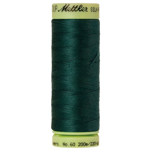 Нить для машинного квилтинга SILK-FINISH COTTON 60, 200 м 100% хлопок 0655 Bayberry ( 9240-0655 )