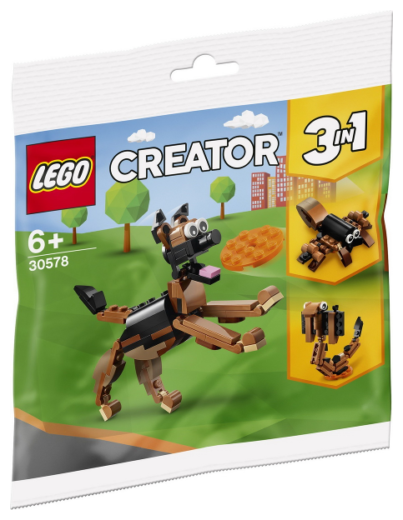 Конструктор LEGO Creator 30578 Немецкая овчарка, 76 дет.