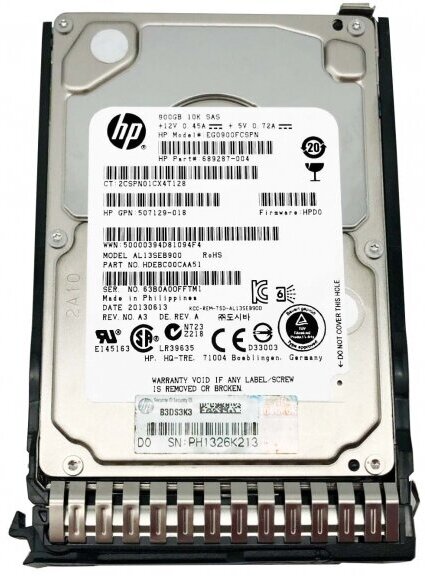 Жесткий диск HP 507129-018 146Gb SAS 2,5" HDD